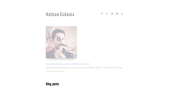 Desktop Screenshot of nathancatania.com
